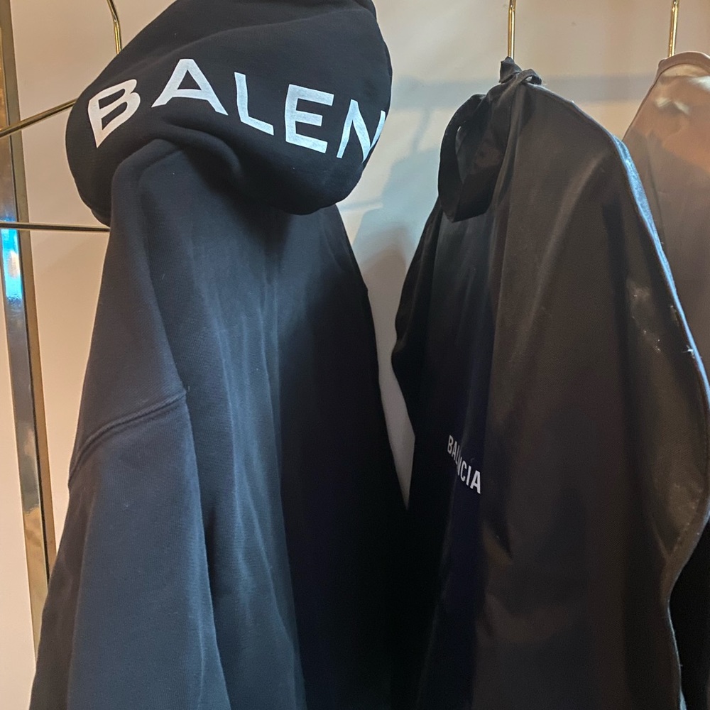Balenciaga logo hoodie sweatshirt